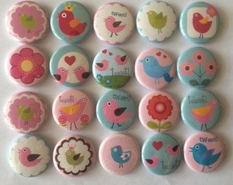 flatback, pinback or hollowback you choose set of 20 1 inch or 1.25 inch buttons pinback flatback or hollowback
