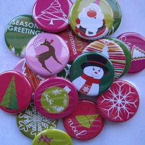 Tiny Round Christmas Button 1/4in - 787117600773