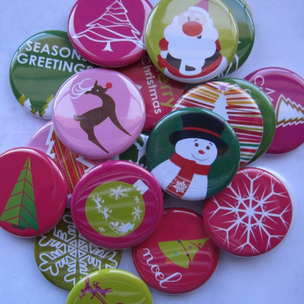Christmas Buttons Etsy