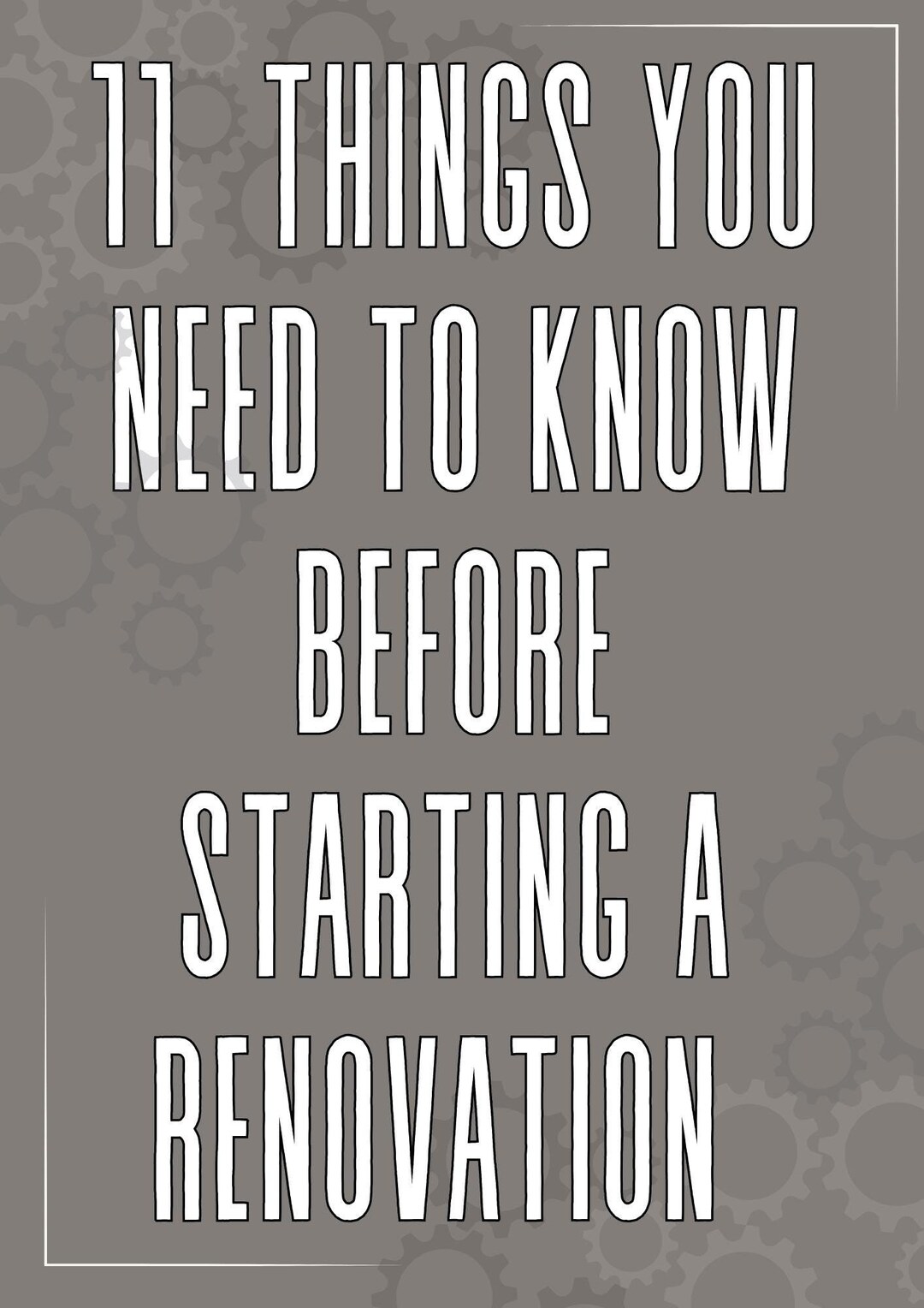 11 THINGS You Need to Know Before STARTING a RENOVATION - Etsy