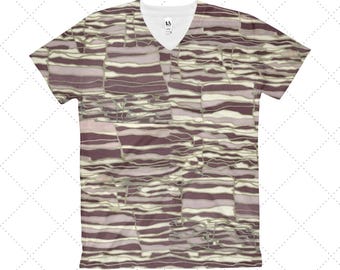 Techno Women's V-Neck T-Shirt: S, M, L, XL, 2XL