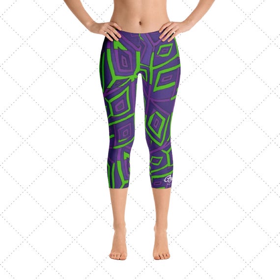 Joker Madness Spandex and Polyester Capri Leggings: XS, S, M, L, XL -   Canada