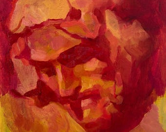 Original Oil Painting: Jesus Christ Portrait after Donatello