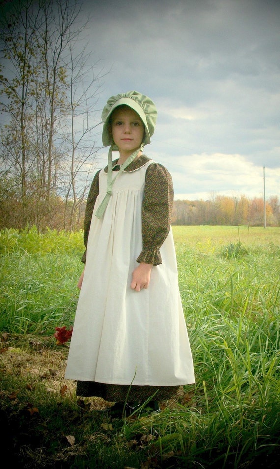 Laura Ingalls Costume, Girl Size 4 Pioneer Costume With Bonnet and Apron,  Little House on the Prairie Costume Ready to Ship -  New Zealand