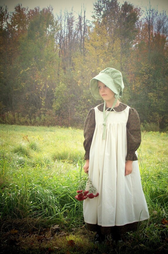 Laura Ingalls Costume, Girl Size 4 Pioneer Costume With Bonnet and Apron,  Little House on the Prairie Costume Ready to Ship -  New Zealand