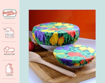 Reusable Cloth Bowl Covers PDF Sewing Pattern | INSTANT DOWNLOAD