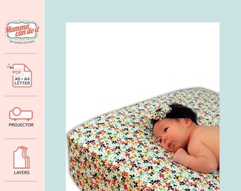 Crib & Toddler Sheet PDF Sewing Pattern | INSTANT DOWNLOAD