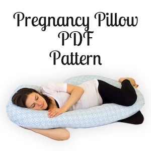 Pregnancy Pillow PDF Sewing Pattern - INSTANT DOWNLOAD