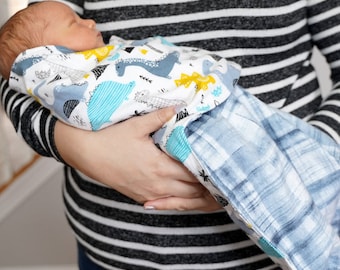 Swaddle Blanket PDF Sewing Pattern for Baby - 8.5x11, A0, A4, Projector INSTANT DOWNLOAD