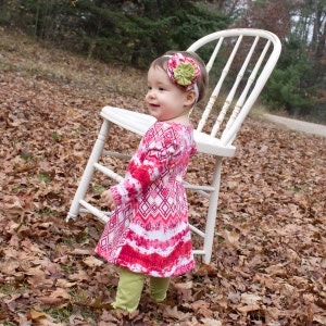 Baby Dress PDF Sewing Pattern - Made with soft knit fabric! - INSTANT DOWNLOAD image 4