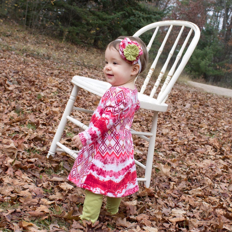 Baby Dress PDF Sewing Pattern - Made with soft knit fabric! - INSTANT DOWNLOAD image 4