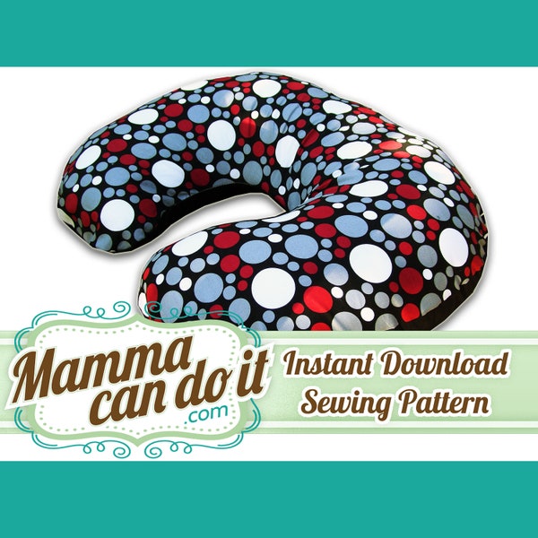 Nursing Pillow Cover PDF Sewing Pattern - No Zipper