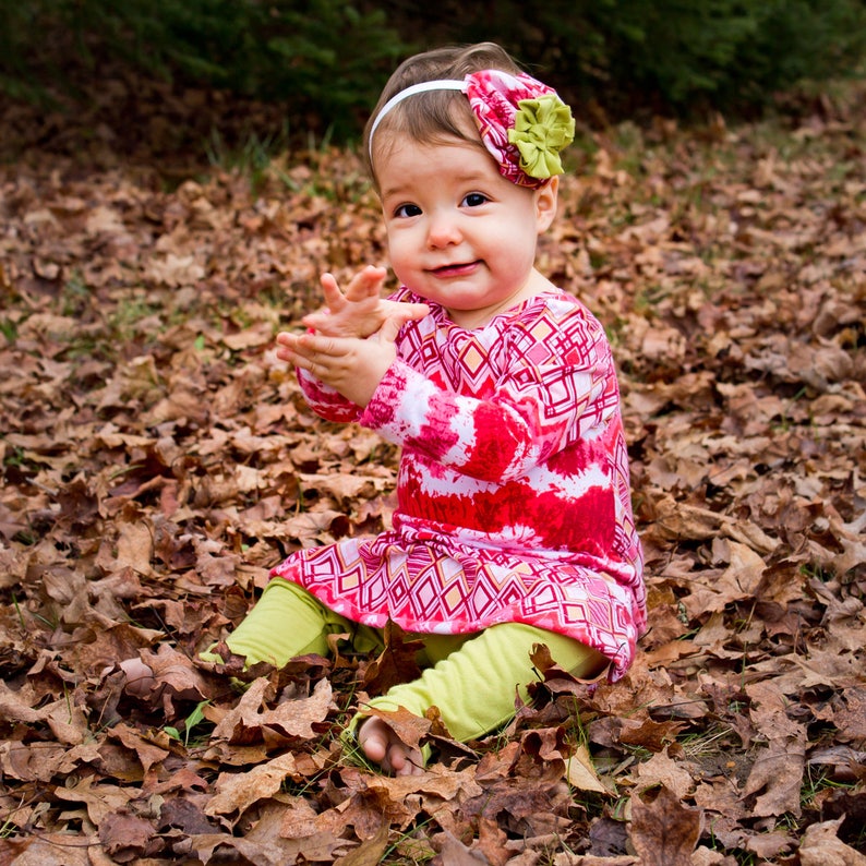 Baby Dress PDF Sewing Pattern - Made with soft knit fabric! - INSTANT DOWNLOAD image 7