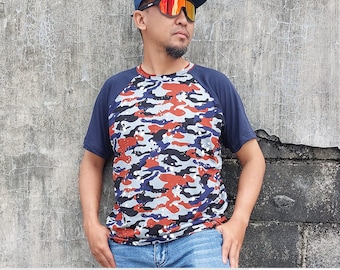 Homerun Raglan Shirt Sewing Pattern | Men Sizes 29-49 | Projector, A0, A4, 8.5x11 PDF Sewing Pattern | INSTANT DOWNLOAD