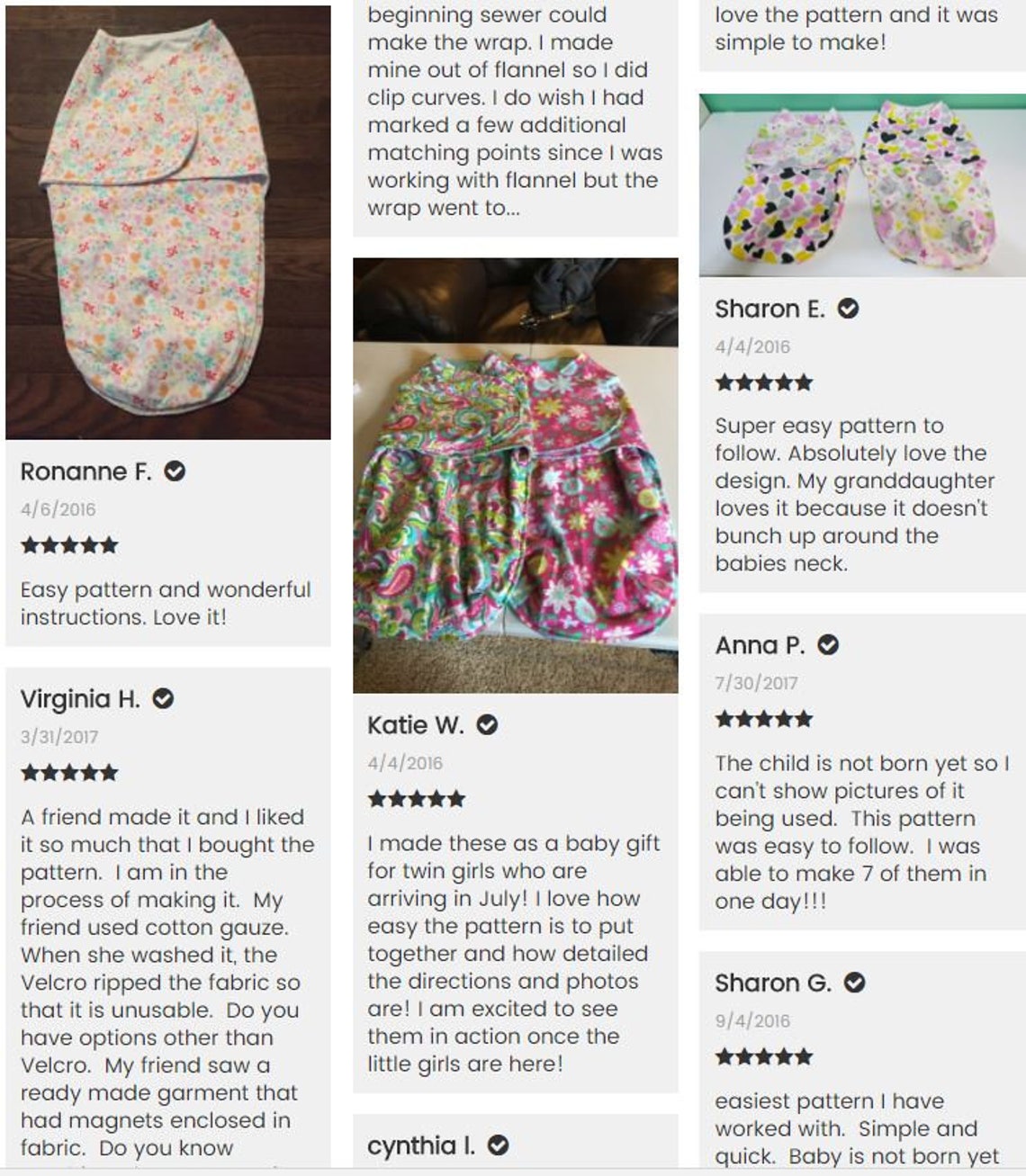 Swaddling Blanket Sewing Pattern Etsy