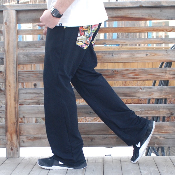 Mens Wide Leg Pants and Shorts PDF Sewing Pattern | Men Sizes 29-49 | Projector, A0, A4, 8.5x11 | INSTANT DOWNLOAD