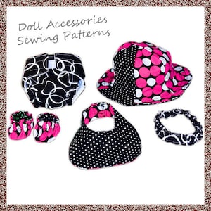 Baby Doll Accessory PDF Sewing Pattern COMBO - Instant Download - Etsy