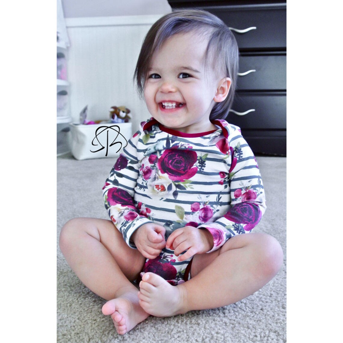 Baby Onesie Pattern Etsy