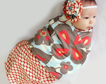 Swaddling Blanket PDF Sewing Pattern - 8.5x11, A0, A4, Projector INSTANT DOWNLOAD