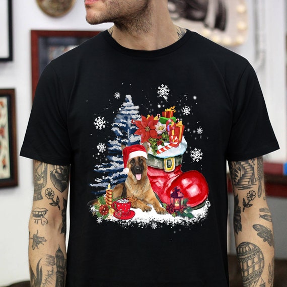 german shepherd christmas shirts