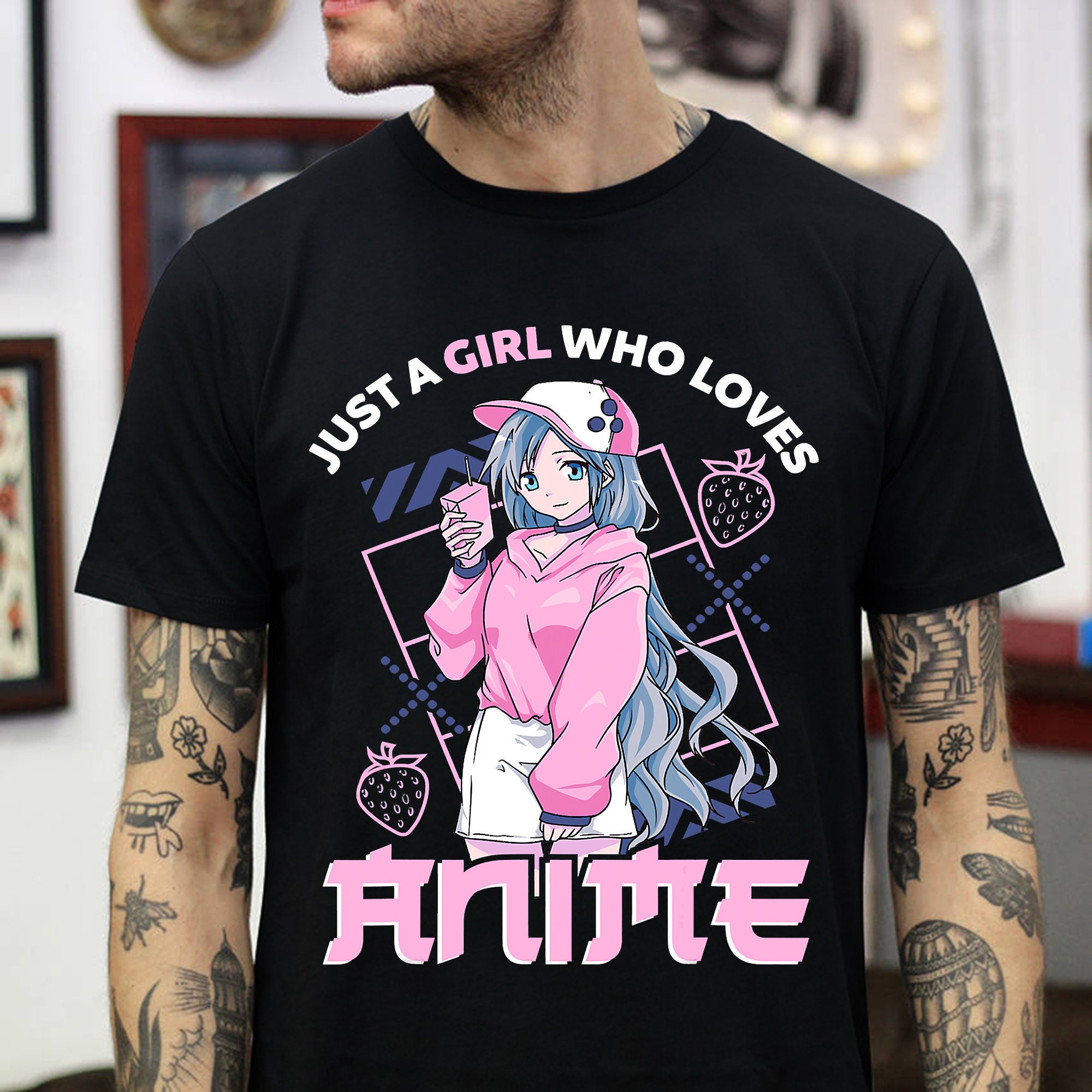 Cute Anime Japanese Girl Gift For Feminist Women Girls Will Save The World  Toddler TShirt by Funny Gift Ideas  Pixels