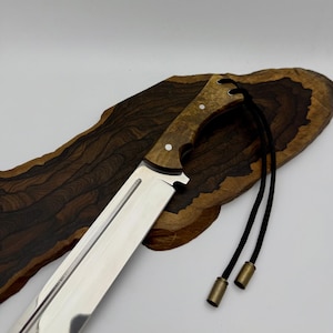 Handmade German Steel Machete Knife – Personalized Heavy-Duty Jungle Blade