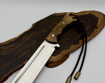 Handmade German Steel Machete Knife – Personalized Heavy-Duty Jungle Blade