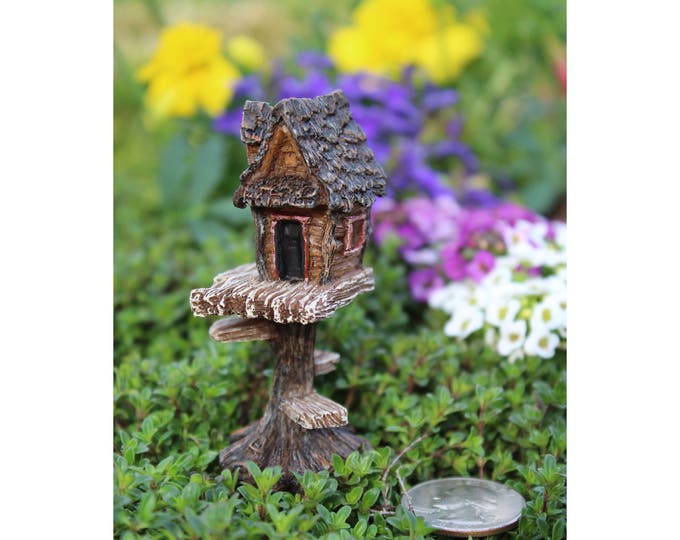 Itty Bitty Clubhouse 2.75″ Tall | 1.25″ Wide | 2″ Deep | 2″ Metal Pick for the Terrarium