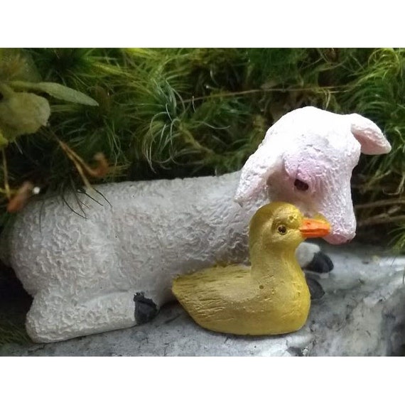 Ferme Lovin Agneau Avec Canard Bebe Jaune Vif 1 T X Etsy