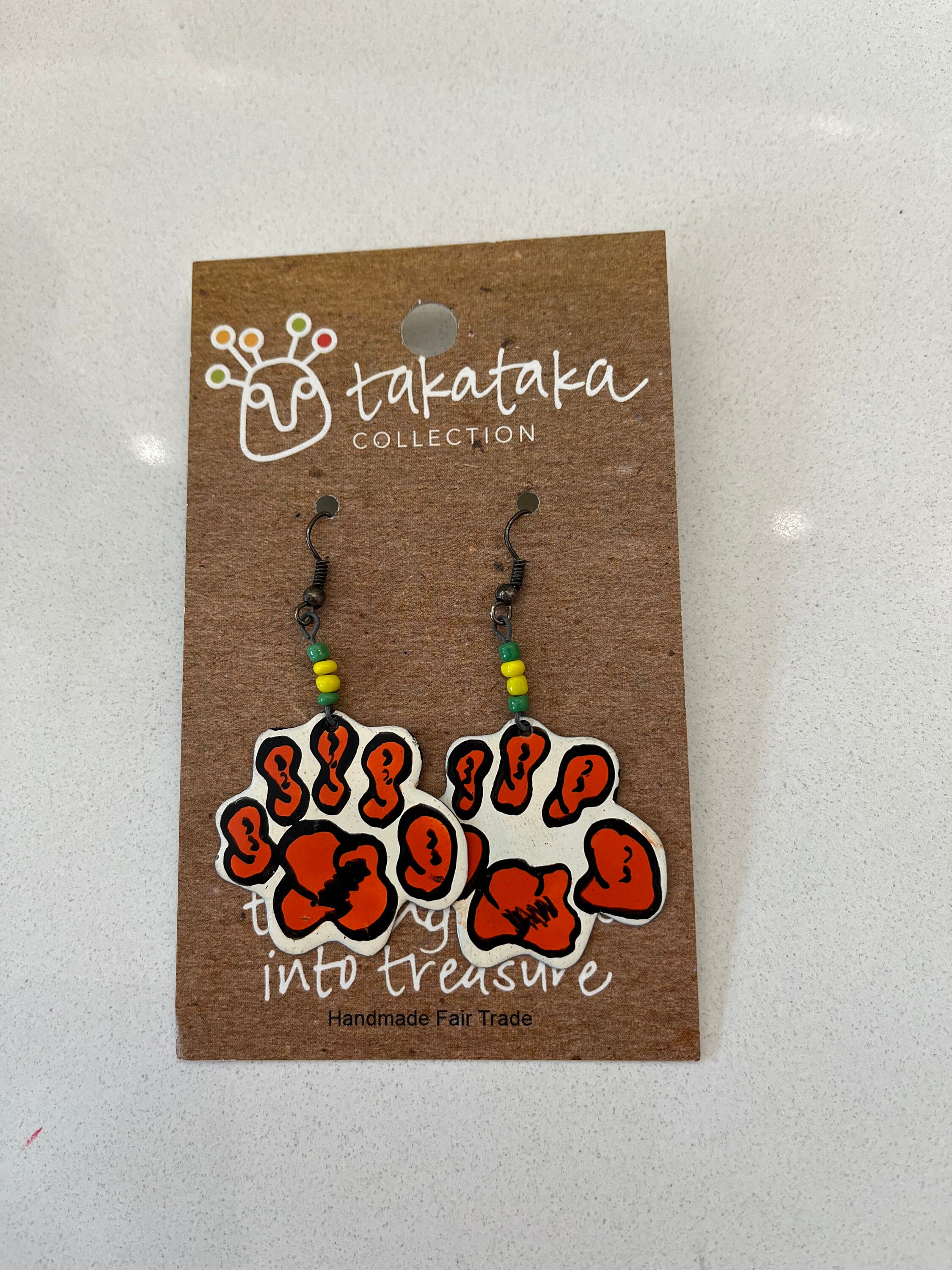 Tiger paw deals earrings