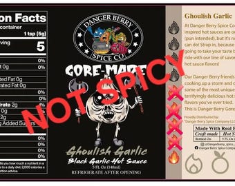 NO Heat Ghoulish Garlic Hot Sauce