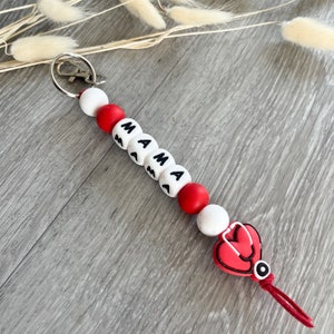 Personalized Nurse Keychain, Easter Basket, Diaper Bag Keychain, Baby Gift, Keychain, Daycare Bag Chain, Backpack Name Tag, Name Keychain