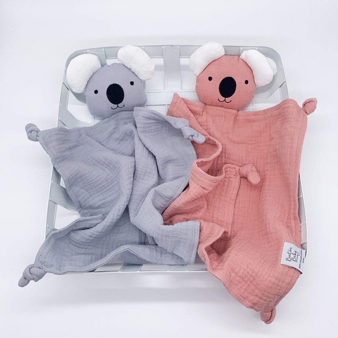 Personalized Koala Lovey, Baby Gift, Baby Gifts, Organic Lovey, Bunny