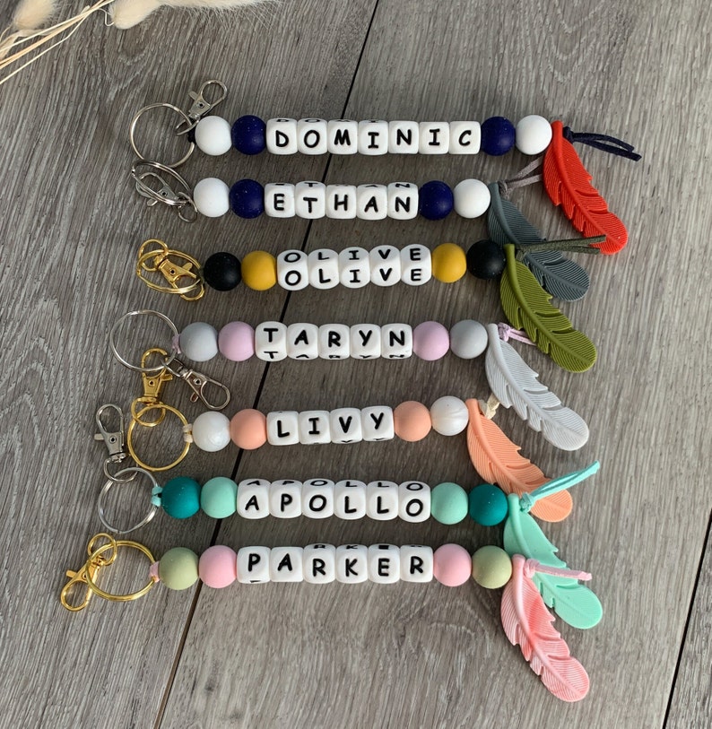 Diaper Bag Keychain Personalized Keychain Stocking Stuffer Etsy
