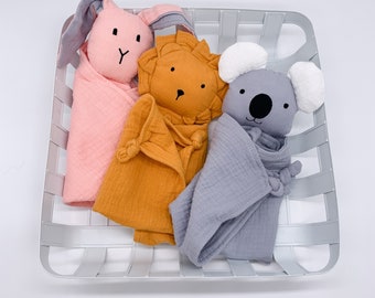 Personalized Animal Lovey, Baby Gift, Baby Lovey, Koala Lovey, Bunny Lovey, Baby Gifts, Lovey, Lion Lovey, Baby Leo, New Baby Gift