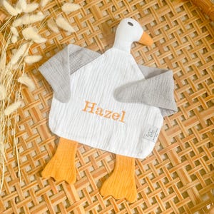 Personalized Seagull Lovey, Baby Gift, Baby , Baby Lovey, Baby Comforter, Baby Gifts, Baby Hospital Gift, Goose, Duck