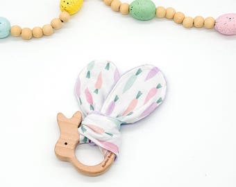 Juguete de zanahorias pastel arrugadas, cesta de Pascua para bebé, regalo para bebé, cesta de Pascua, regalo para baby shower, regalo de bautismo, juguete Montessori, regalo de hospital