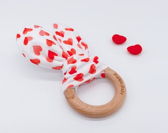 Corazones de bebé, regalo de hospital para bebés, juguete Montessori, juguete para bebé, juguete arrugado para bebé, regalo para bebé