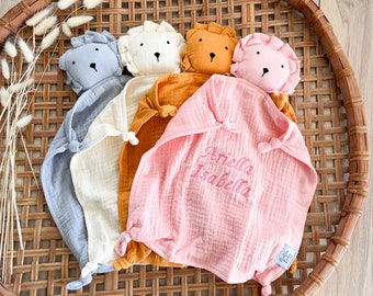 Personalized Baby Gift, Lion Lovey, Baby Gifts, Baby Toys, Safari, Organic, Toddler Gift, Animal Lovey, Leo Baby Gift, New Baby Gift