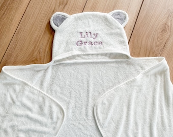 Personalized Kids Towel, Kids Hooded Pool Towel, Kids Hooded Beach Towel, Kids Bath Towel, Toddler Hooded Towel,