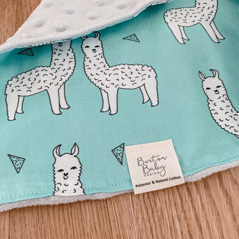 Llama Baby Blanket Baby Gift Personalized Custom Etsy