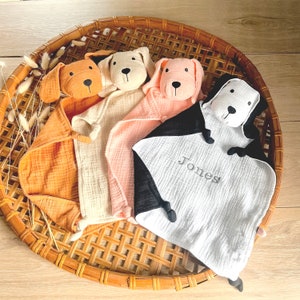 Personalisierter Hund Lovey, Baby Geschenk, Baby Lovey, Hundekindergarten, Baby Tröster, Baby Geschenke, Baby Krankenhaus Geschenk, neues Baby Geschenk