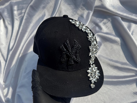 NEW “NY” Silver Rhinestone Logo Satin lined Beanie HunterFlyGirl Hats for Women - Poshmark main image 4