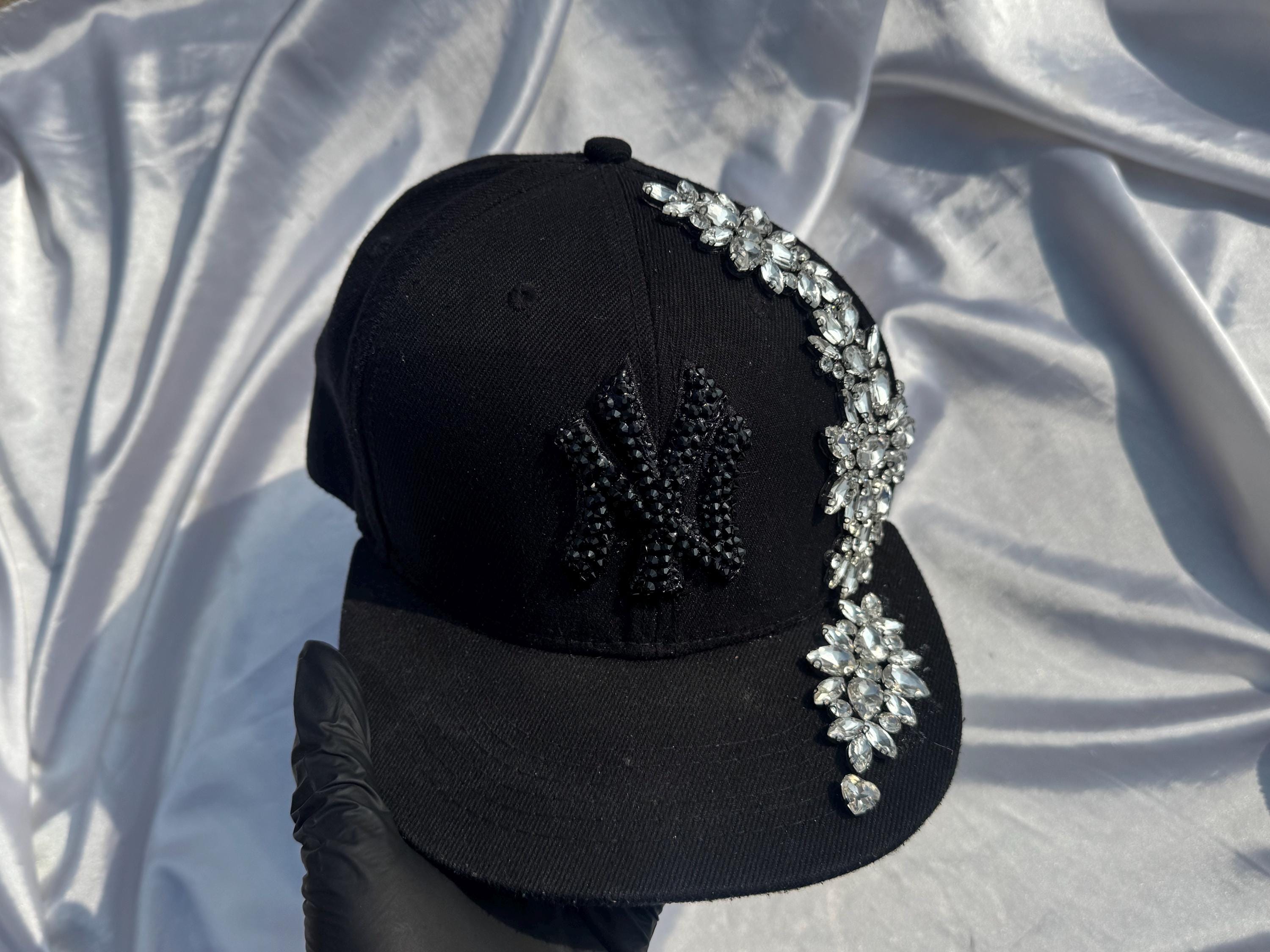 Crystal New York Yankees Cap: Custom Swarovski New Era Hat - Etsy