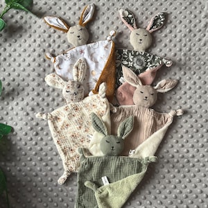 Personalized rabbit comforter