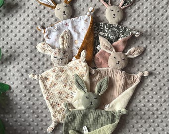 Personalized rabbit comforter