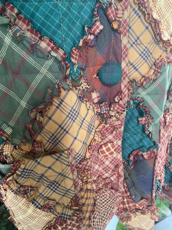 Artist work Patchwork quilted jacket - image 2