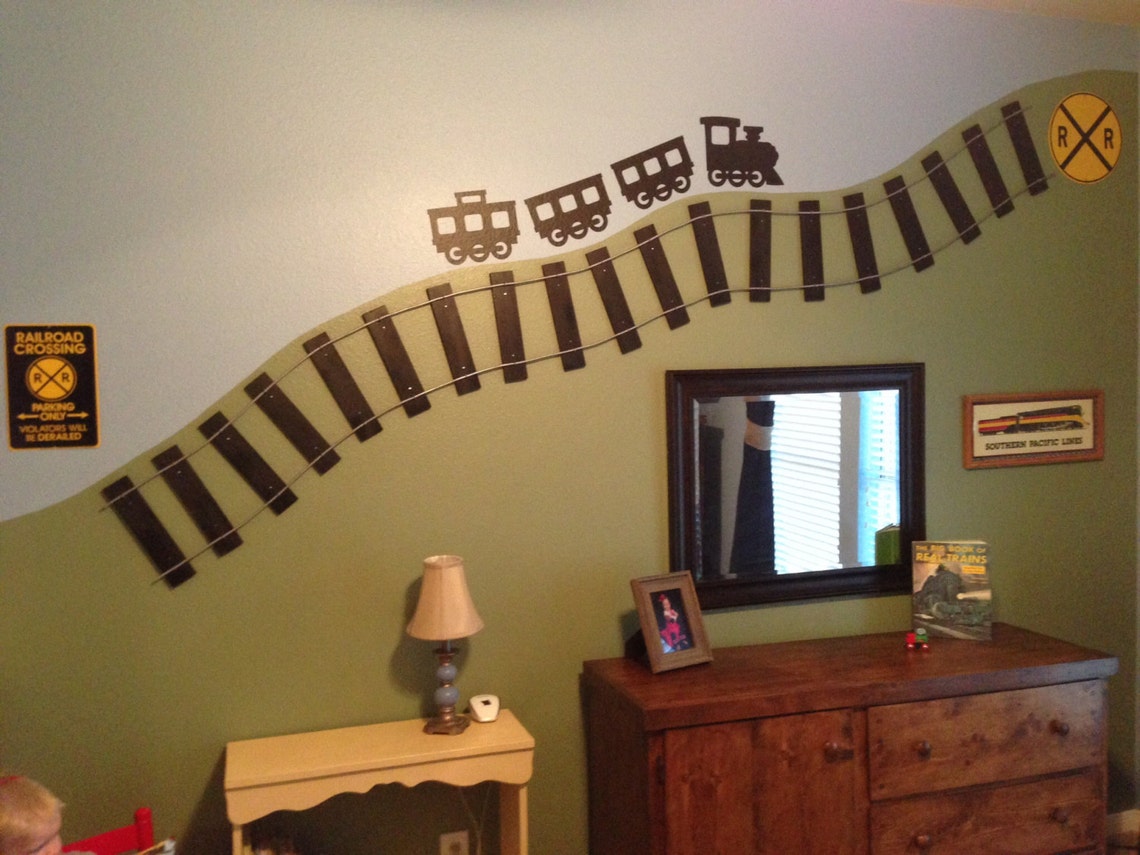 Train Wall Decal Vinyl Wall Art Etsy