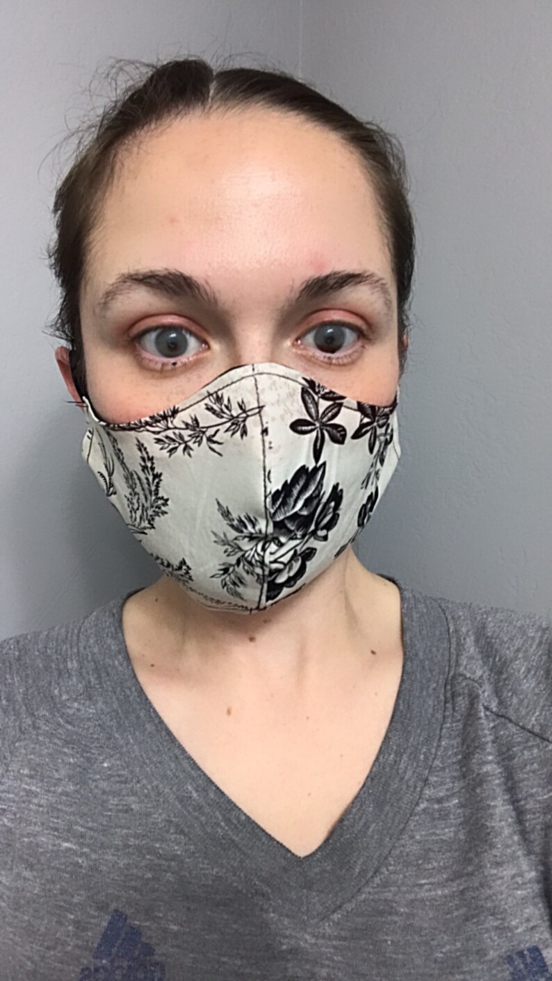 Reversible Face Mask Teen/Woman/Adult Small Reusable Etsy