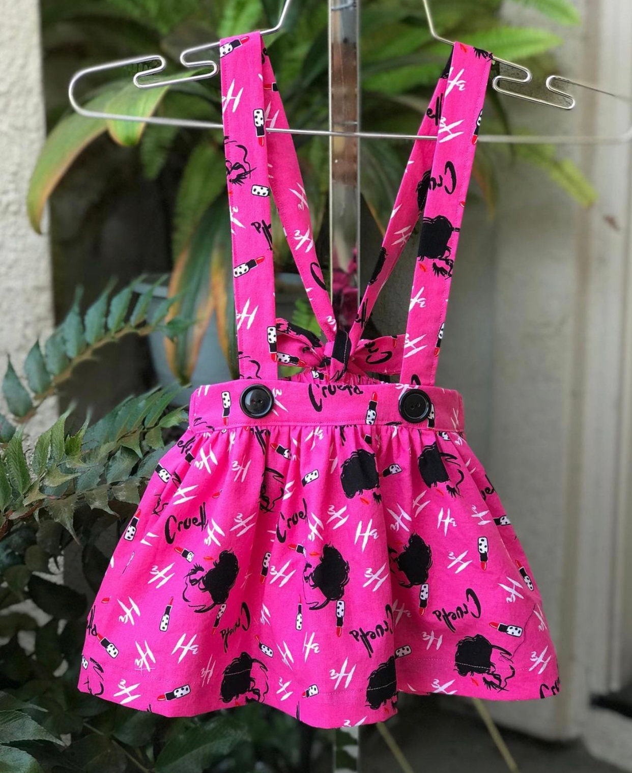 Hot Pink Pinafore - Etsy